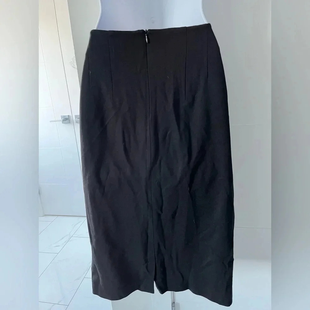VEX Collection/ Quilted black pencil skirt/ Size EU 36(about size US L) - Picture 4 of 14